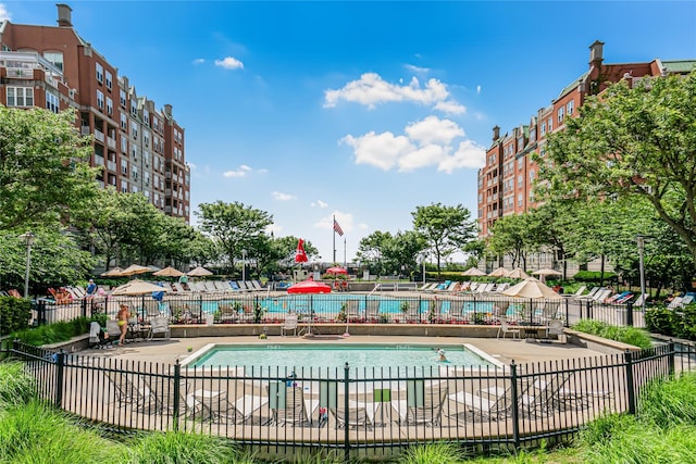 55 Oceana Dr E Unit 1B, Brooklyn, NY 11235 - community pool with a patio
