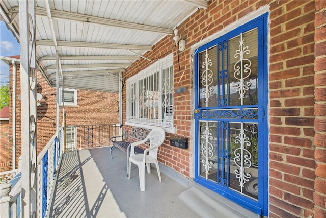 1472 Needham Ave, Bronx, NY 10469 - view of covered porch