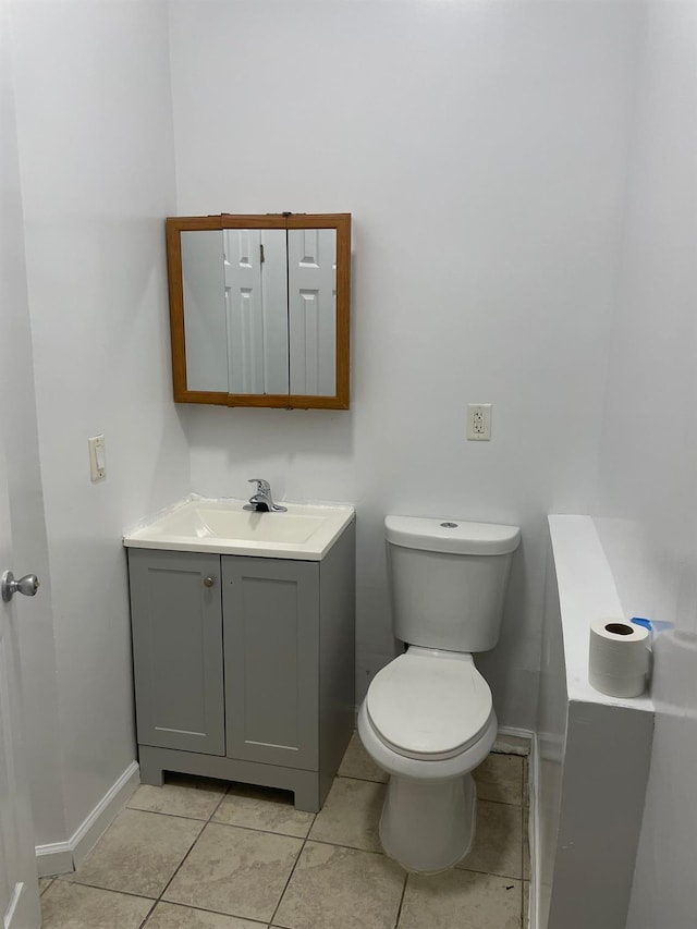 782 Cauldwell Ave, Bronx, NY 10456 - bathroom with vanity and tile patterned flooring