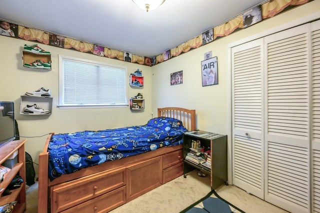 21 Hillvale Rd, Syosset, NY 11791 - bedroom with a closet and light colored carpet