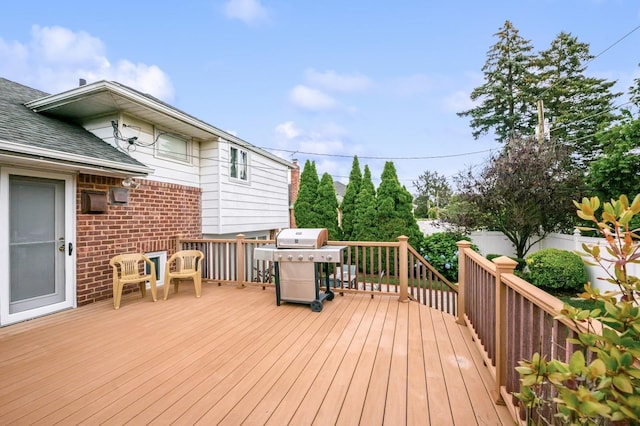 21 Hillvale Rd, Syosset, NY 11791 - wooden deck featuring grilling area