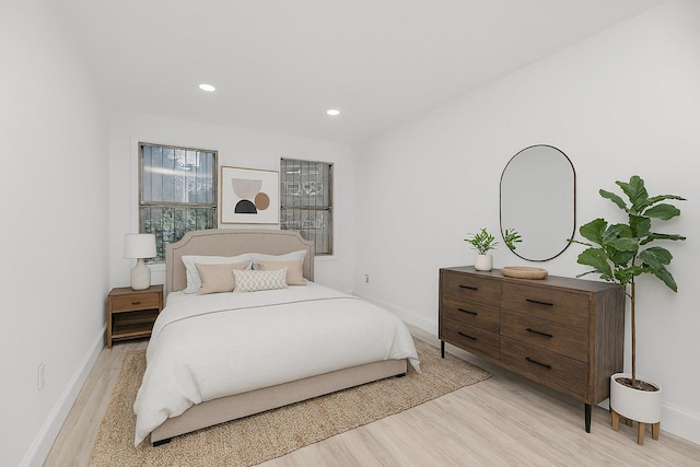 975 E 178th St, Bronx, NY 10460 - bedroom featuring light wood-type flooring and recessed lighting