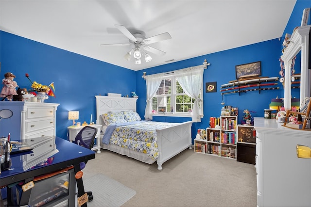 70 Hosner Mountain Rd, Hopewell Junction, NY 12533 - bedroom featuring carpet and a ceiling fan