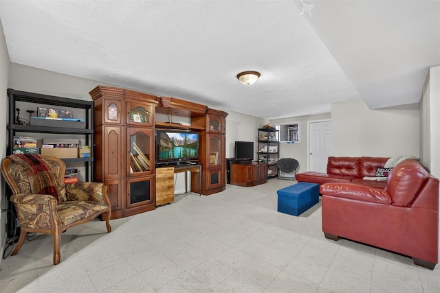 70 Hosner Mountain Rd, Hopewell Junction, NY 12533 - living room featuring light flooring and a textured ceiling
