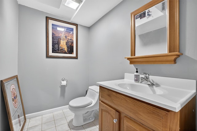 70 Hosner Mountain Rd, Hopewell Junction, NY 12533 - half bathroom featuring tile patterned flooring and vanity