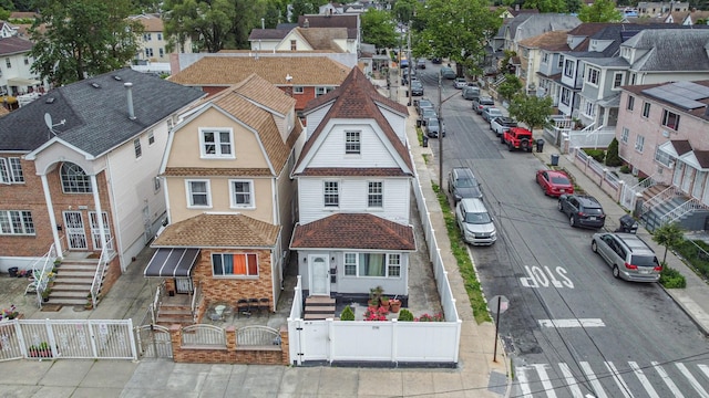164-02 107th Ave, Jamaica, NY 11433 - aerial perspective of suburban area
