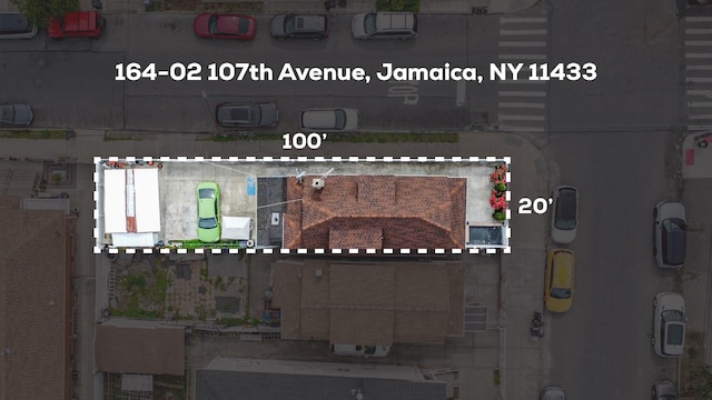 164-02 107th Ave, Jamaica, NY 11433 - map / location with property boundaries highlighted