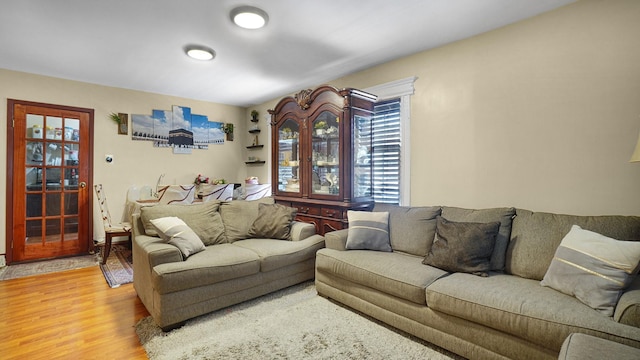 164-02 107th Ave, Jamaica, NY 11433 - living room with wood finished floors