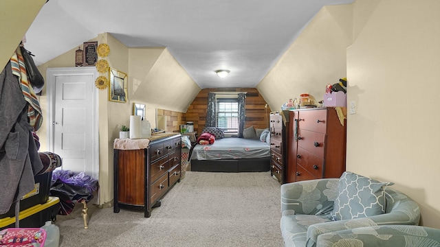 164-02 107th Ave, Jamaica, NY 11433 - bedroom with light colored carpet and vaulted ceiling