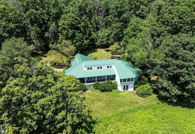 3778 State Route 82, Ancramdale, NY 12503 - aerial view of property and surrounding area featuring a forest