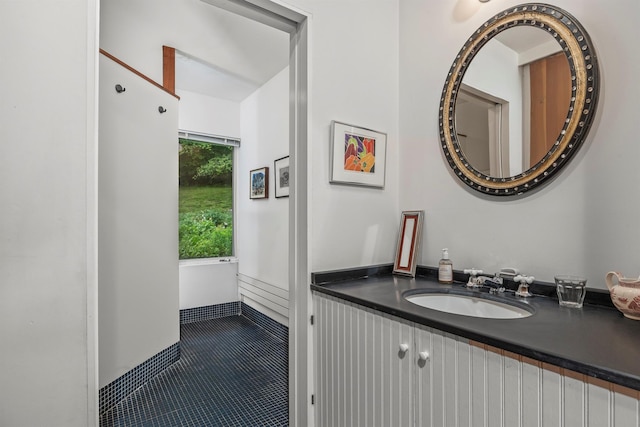 3778 State Route 82, Ancramdale, NY 12503 - bathroom with vanity and tile patterned flooring