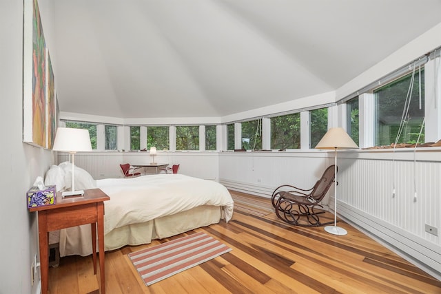 3778 State Route 82, Ancramdale, NY 12503 - bedroom with multiple windows, wood finished floors, and lofted ceiling