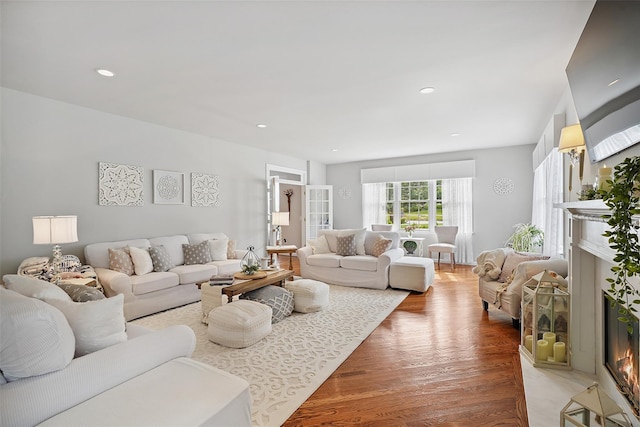 53 Quail Ln, Brewster, NY 10509 - living room with light wood-type flooring and recessed lighting