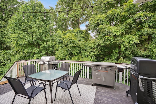 53 Quail Ln, Brewster, NY 10509 - deck with outdoor dining space and area for grilling