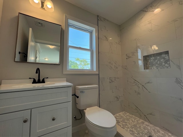 96 Baybright Dr, Shirley, NY 11967 - full bath with vanity and tiled shower