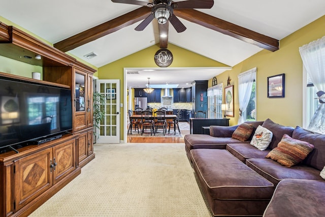 11 Kim Ave, Smithtown, NY 11787 - living room featuring ceiling fan