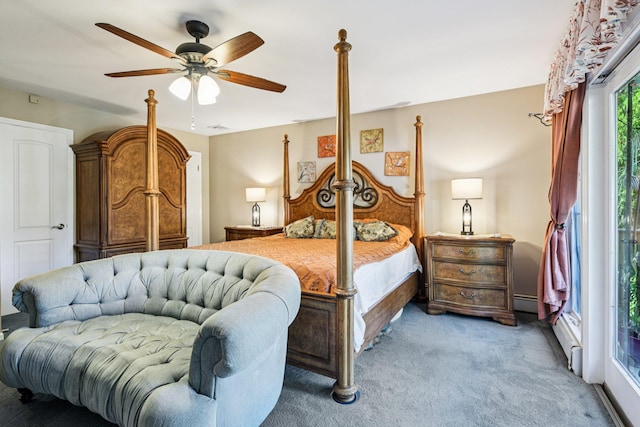 11 Kim Ave, Smithtown, NY 11787 - bedroom featuring light carpet and a ceiling fan