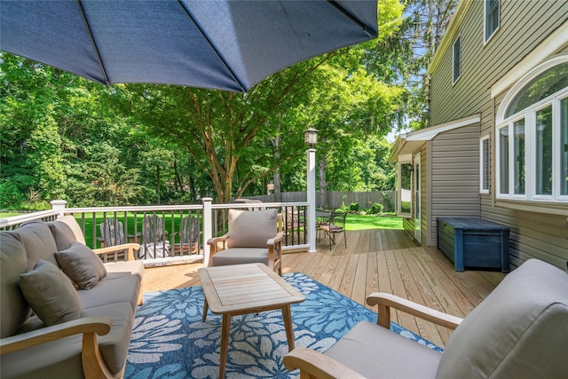 15 Chambers Ct, Huntington Station, NY 11746 - deck with outdoor lounge area