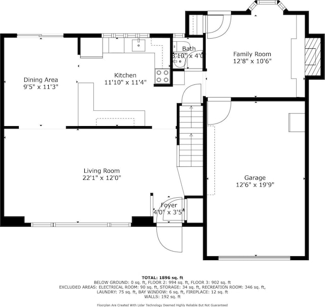 15 Chambers Ct, Huntington Station, NY 11746 - view of property floor plan