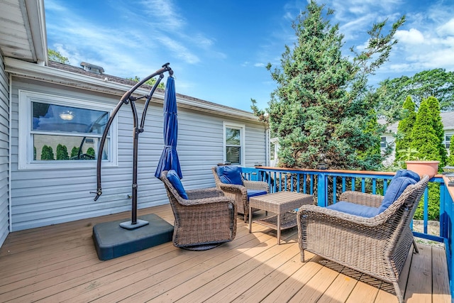43 Ranch Dr, Shirley, NY 11967 - view of deck