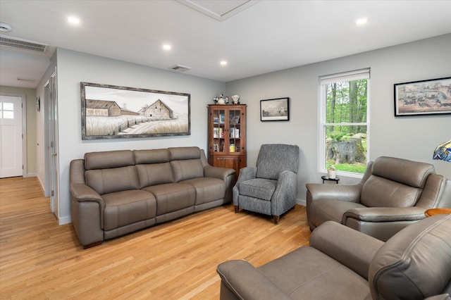 3 Preston Pl, Patterson, NY 12563 - living area featuring light wood-style flooring, recessed lighting, and healthy amount of natural light
