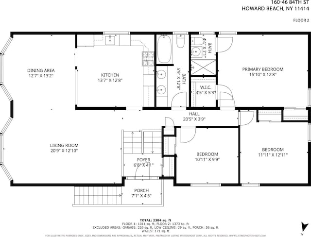 160-46 84th St, Howard Beach, NY 11414 - view of property floor plan