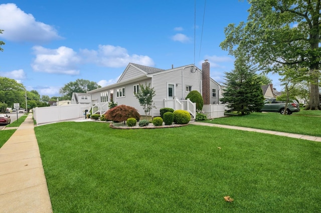 3300 Walters Ave, Wantagh, NY 11793 - view of front facade featuring a chimney