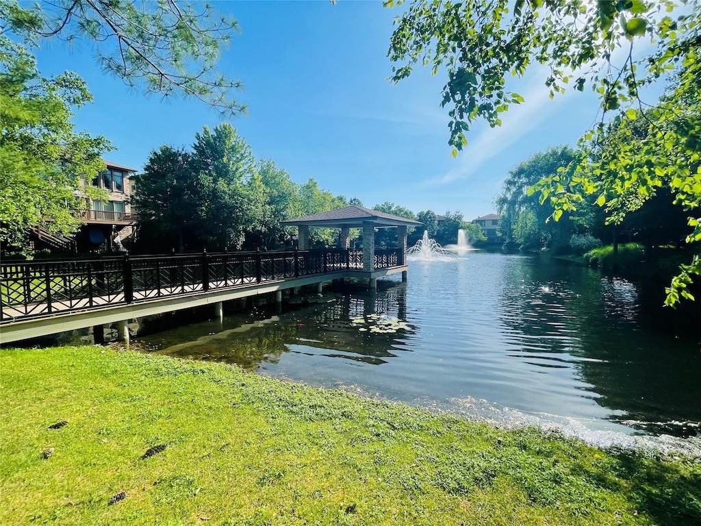 25 Holiday Pond Rd, Jericho, NY 11753 - dock featuring a water view and a lawn