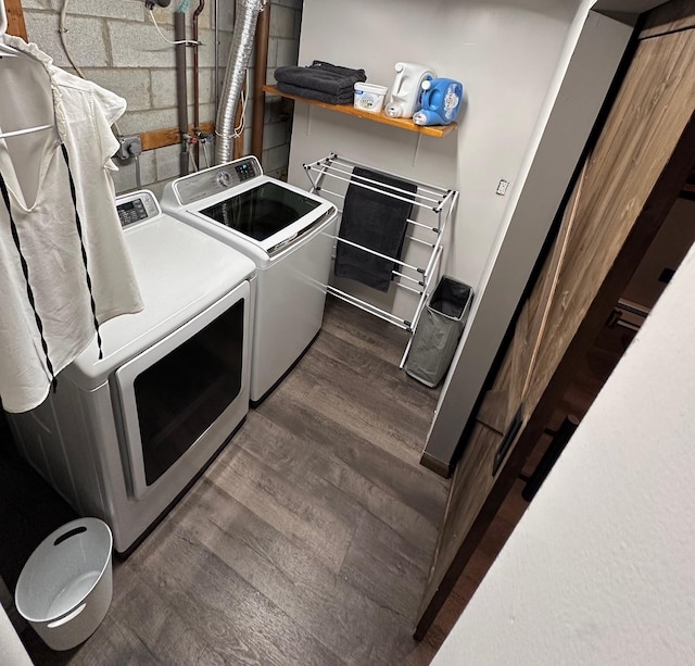 27 W Ave, Putnam Valley, NY 10579 - washroom with separate washer and dryer and wood finished floors
