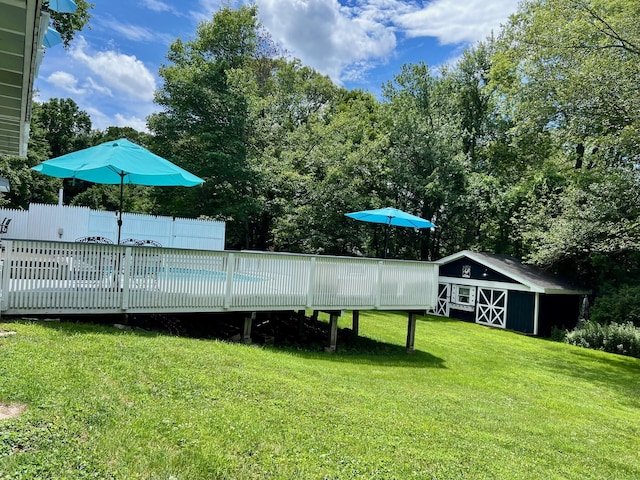 27 W Ave, Putnam Valley, NY 10579 - view of yard with an outdoor structure and view of scattered trees