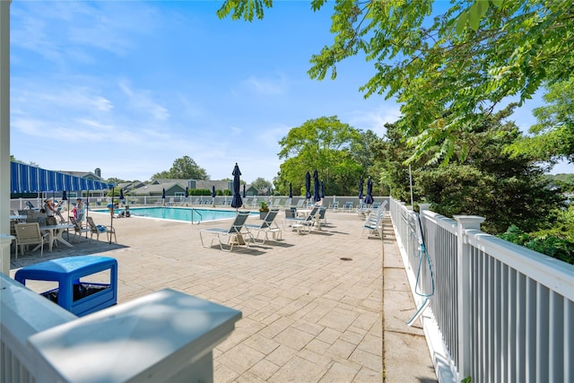 365 Seabreeze Ct, Moriches, NY 11955 - community pool with a patio
