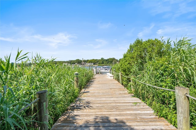 365 Seabreeze Ct, Moriches, NY 11955 - view of dock