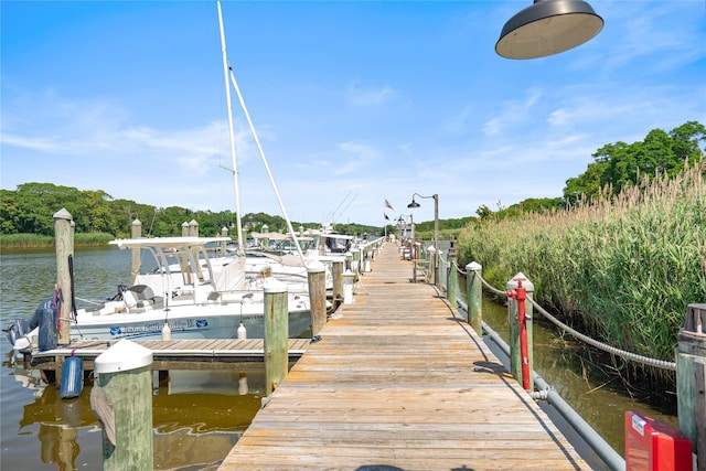 365 Seabreeze Ct, Moriches, NY 11955 - dock with a water view