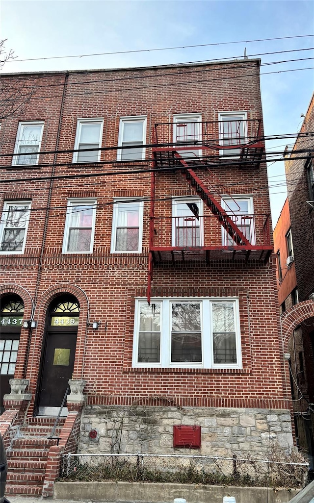 4439 Carpenter Ave, Bronx, NY 10470 - view of front of home featuring brick siding and entry steps