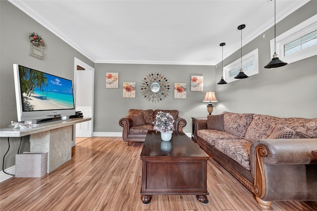 28 Lapin Ln, Blauvelt, NY 10913 - living area featuring ornamental molding and light wood-style flooring