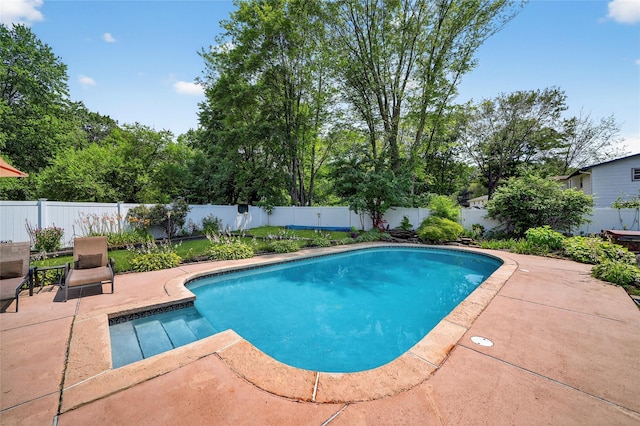 28 Lapin Ln, Blauvelt, NY 10913 - view of pool with a patio area and a fenced backyard