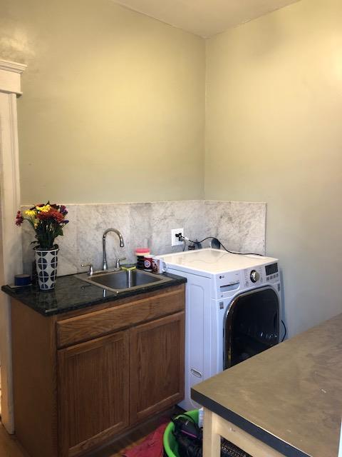 15 Grant St, Yonkers, NY 10704 - washroom with washer / dryer and cabinet space