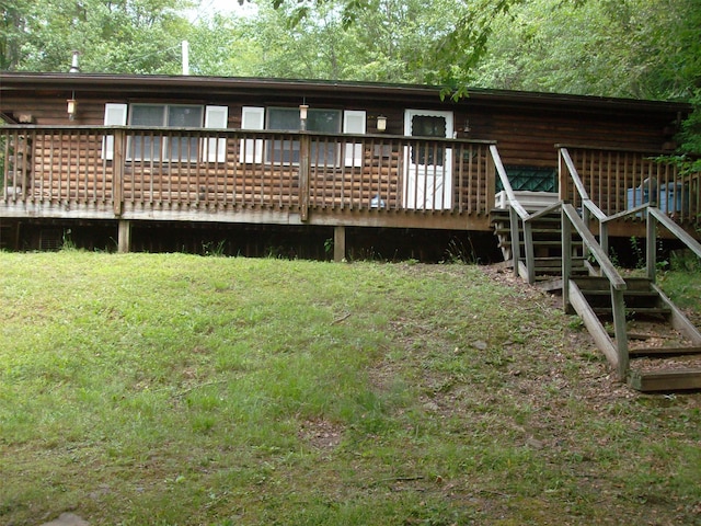 1460 Old Rte 17, Roscoe, NY 12776 - back of house with a deck