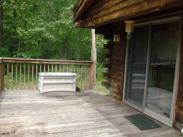 1460 Old Rte 17, Roscoe, NY 12776 - view of wooden deck