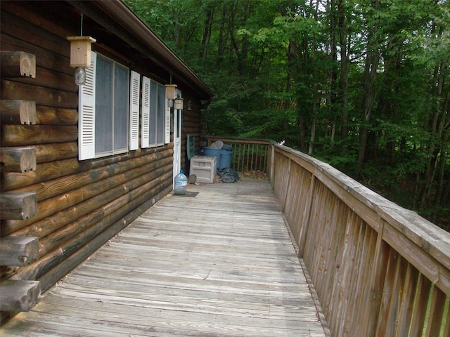 1460 Old Rte 17, Roscoe, NY 12776 - view of wooden terrace