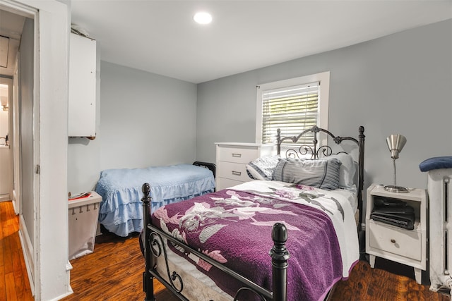 110 Pine Ave, Ossining, NY 10562 - bedroom featuring dark wood finished floors and recessed lighting