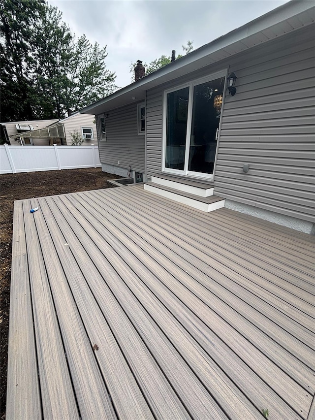868 Oliver Ave, Westbury, NY 11590 - view of wooden deck