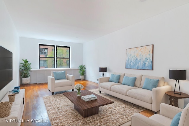 337 E 50th St Unit 3-A, New York Manhattan, NY 10022 - living area with wood finished floors