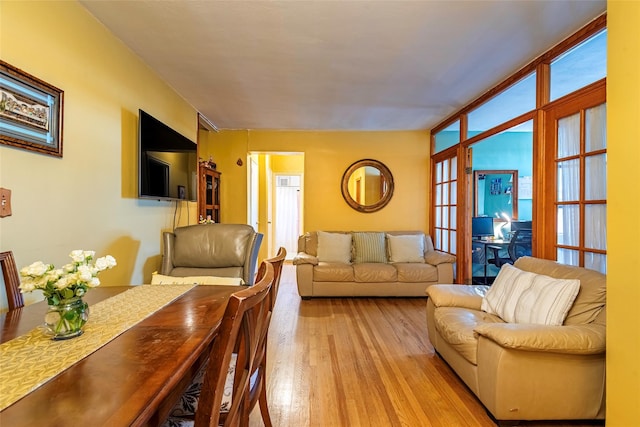 144-45 Sanford Ave Unit 6B, Flushing, NY 11355 - living area with light wood-style floors and healthy amount of natural light
