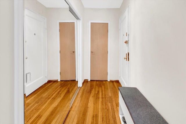 2615 Homecrest Ave Unit 1D, Brooklyn, NY 11235 - hallway with light wood-type flooring