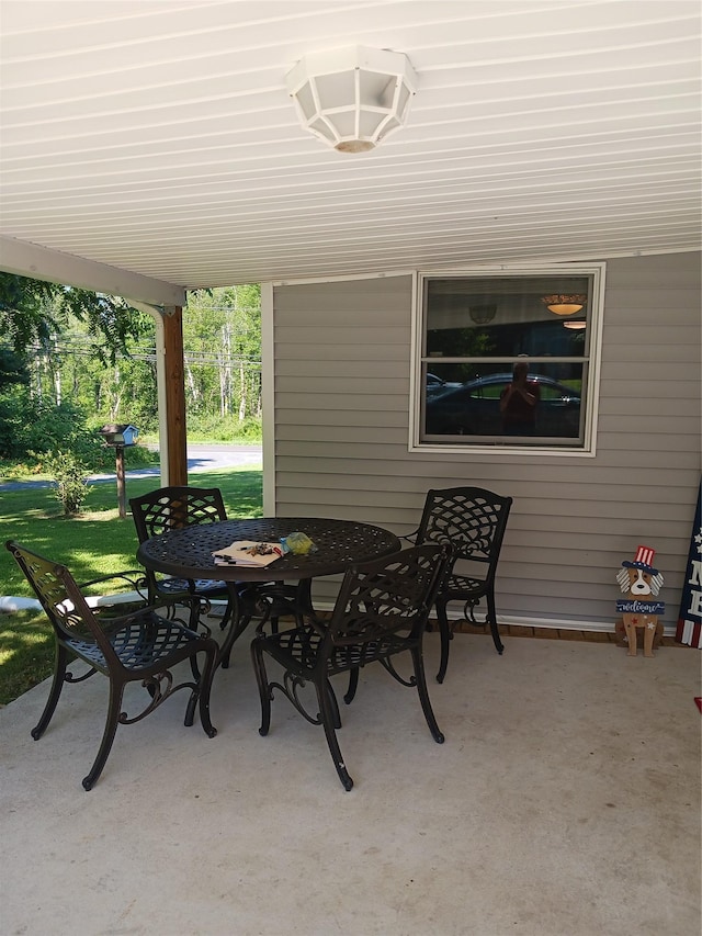1427 Rte 44 55, Clintondale, NY 12515 - view of patio / terrace featuring outdoor dining space