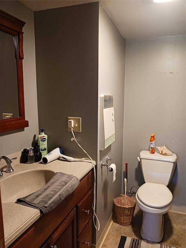 1427 Rte 44 55, Clintondale, NY 12515 - half bath featuring vanity and heating unit