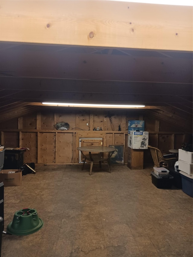 1427 Rte 44 55, Clintondale, NY 12515 - misc room with lofted ceiling and tile patterned floors