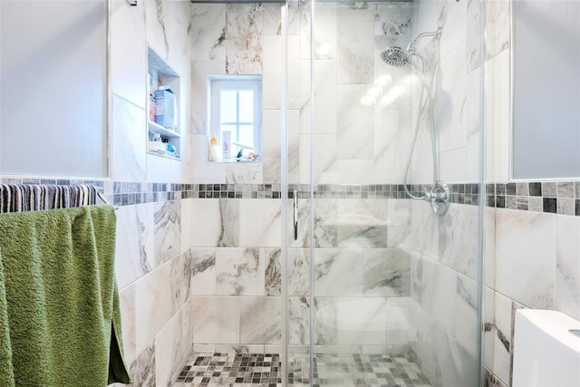 59 Acre Ln, Hicksville, NY 11801 - bathroom featuring a shower stall