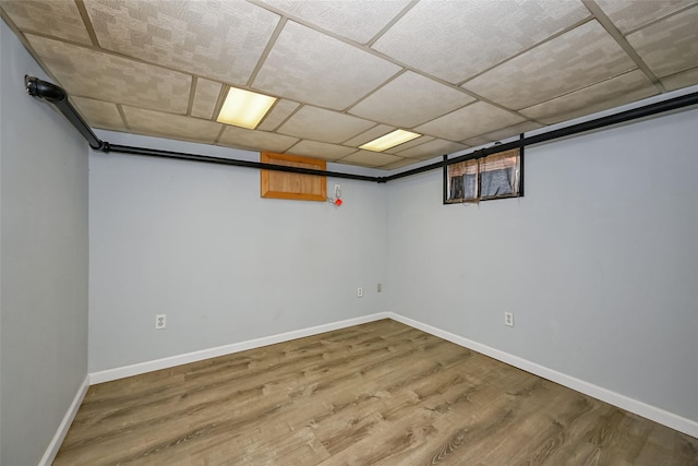 92-05 218th Pl, Queens Village, NY 11428 - finished below grade area featuring wood finished floors and baseboards